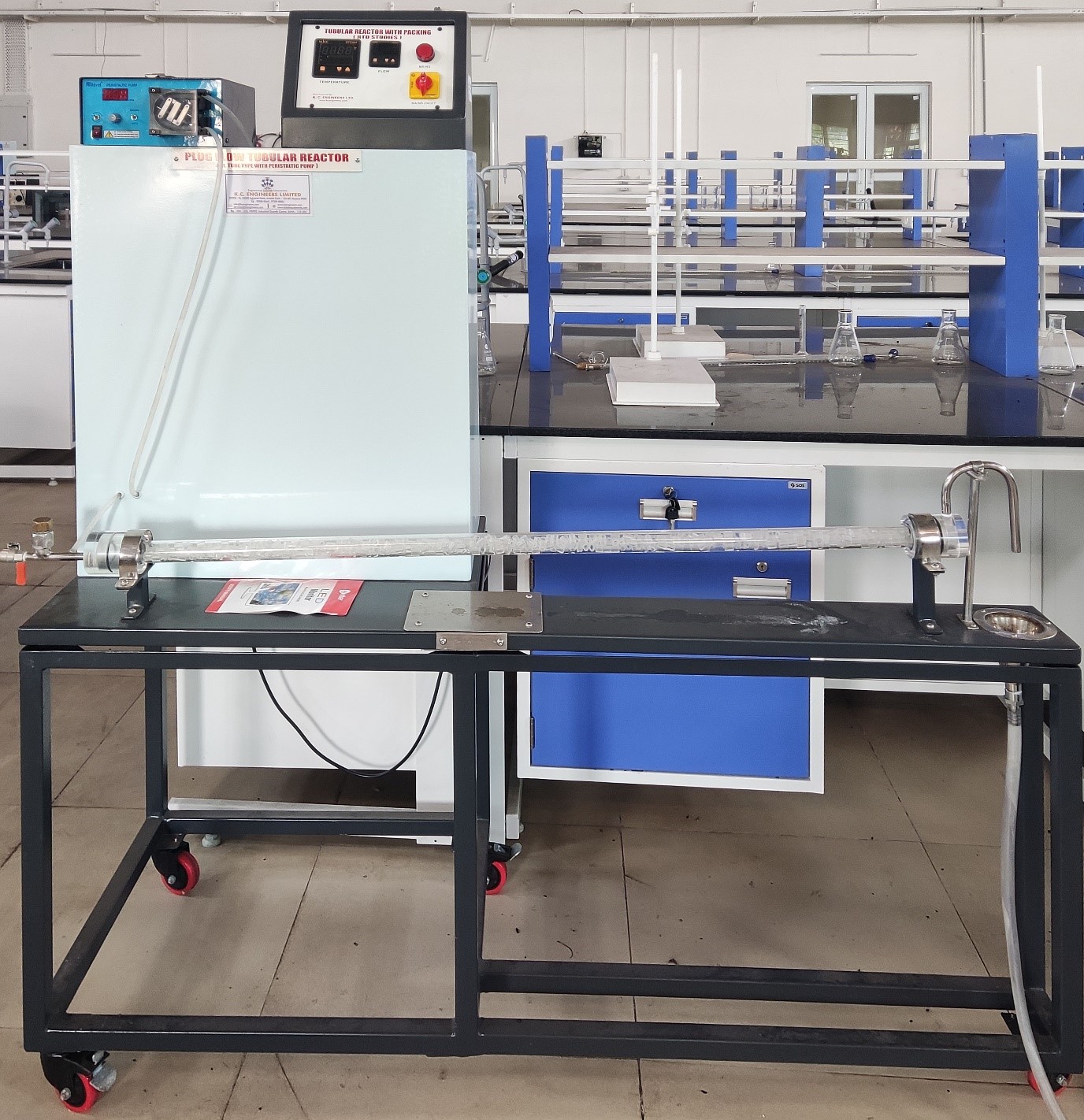 Tubular Reactor With Packing (RTD Studies)